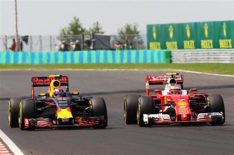 Verstappen vs Raikkonen Hungarian Grand Prix 2016 James Moy Photography