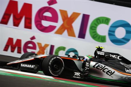 Sergio Perez Sahara Force India - Mexican GP 2016 James Moy Photography